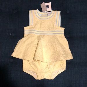 Light yellow Janie and Jack Two Piece Set